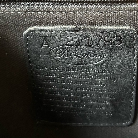 Vintage Brighton Croc Embossed Leather Shoulder Bag (1996) - Picture 11 of 11